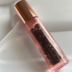 Obsidian Chip Rose Gold Roller Ball Bottle